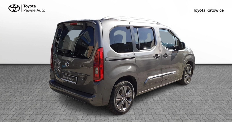 Toyota Proace City Verso cena 121800 przebieg: 18591, rok produkcji 2022 z Tuczno małe 352